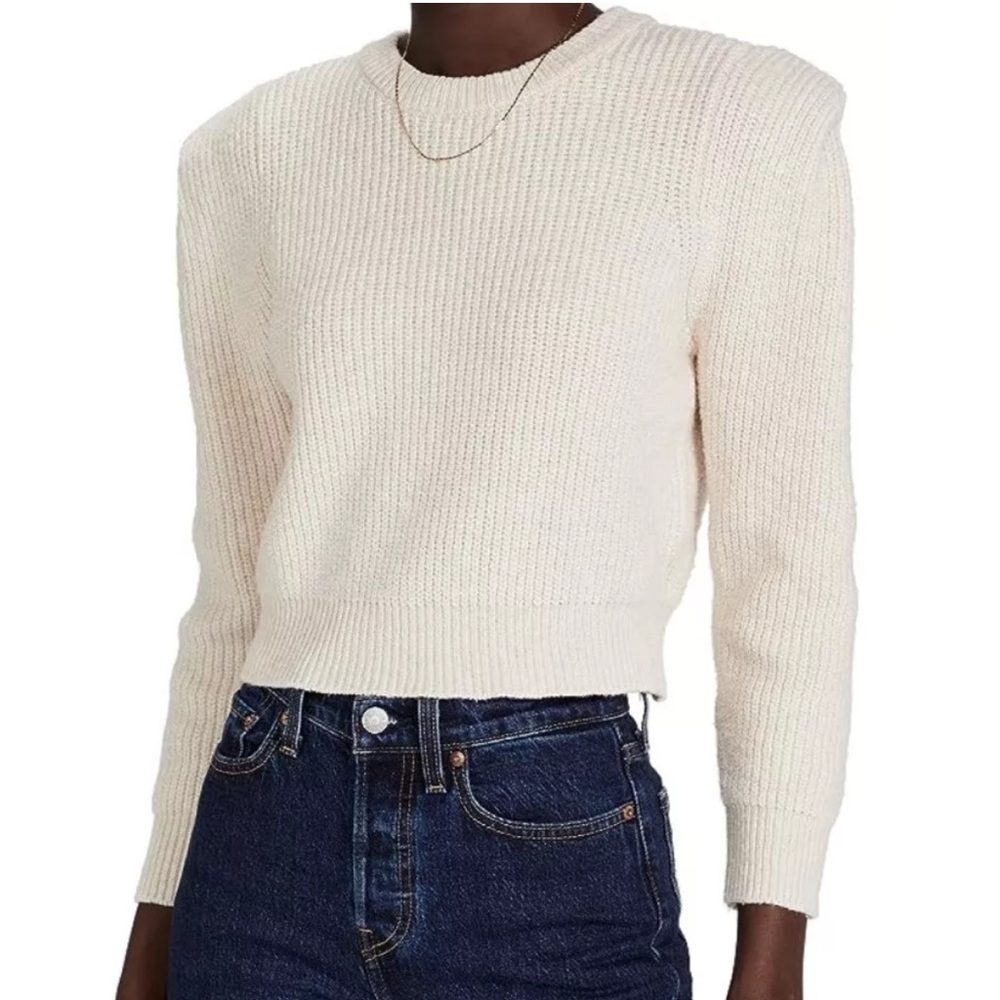 BB Dakota by Steve Madden Women's Future Nostalgia Pullover Cropped Swea…